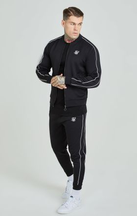 Siksilk Ch&aacute;ndal con paneles negro para hombre SikSilk M