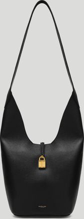 DeMellier The Siena Crossbody in Black Small Grain Leather Crossbody bag