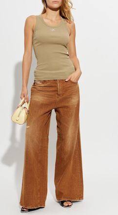 Diesel Top T-ANKI-OD, Womens, Green