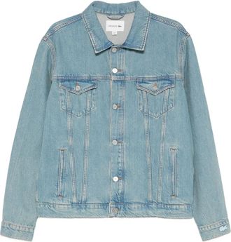 Lacoste Crocodile denim jacket - Blue