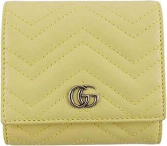 Gucci Pre-owned Wallets, female, Yellow, Size: ONE SIZE Pre-owned Vintage Wallet