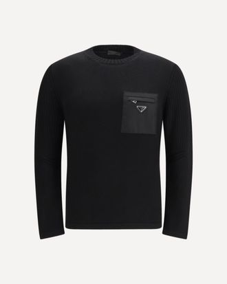 Prada Virgin wool Sweater Male 46