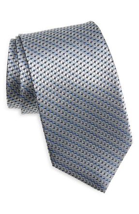 David Donahue Silk Tie in Charcoal at Nordstrom