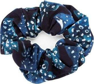 Lygia & Nanny printed scrunchie - women - Fabric - One Size - Blue