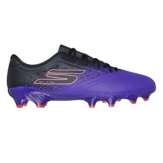 Skechers Stevige voetbalschoenen voor volwassenen (Paars/Zwart)