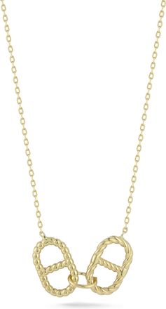 Ember Fine Jewelry 14K Gold Duo Mariner Link Necklace