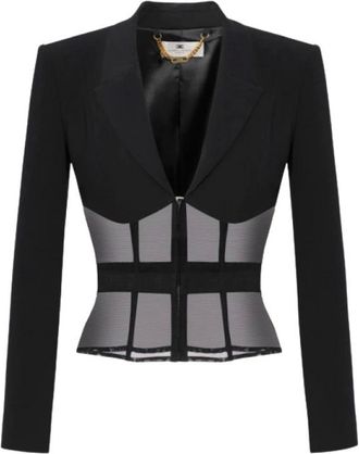Elisabetta Franchi Donna, Giacche, Nero, XL, new