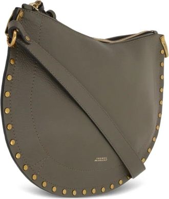 Isabel Marant Borsa tote Oskan con borchie - Verde