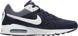 Nike Heren Air Max Leren Sneakers (Marineblauw/Wit)