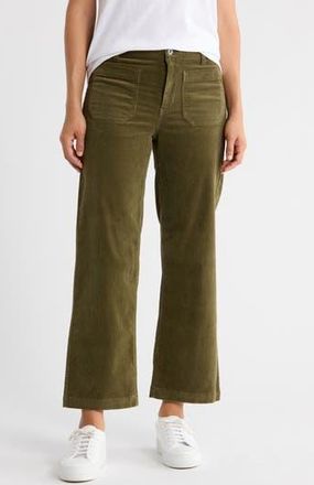 Sanctuary Supernova Crop Corduroy Pants in Fatigue at Nordstrom Rack, Size 31