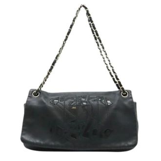 Chanel Pre-owned Shoulder Bags, female, Black, Size: ONE SIZE Pre-owned Vintage Shoulder Bag