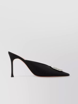 Amina Muaddi satin mules