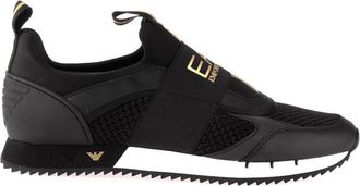 Emporio Armani Sneakers - Heren - Sneakers - Zwart - 39 EU - Polyester - Schoenen