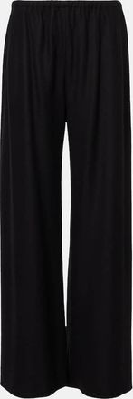 The Row Gala wool and cashmere wide-leg pants
