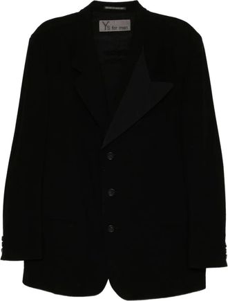 Yohji Yamamoto wool blazer - Black