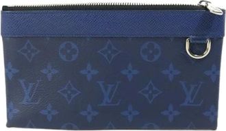 Louis Vuitton Pre-owned Clutch tas - Heren - Vintage Clutch - Blauw - ONE Size - Vintage