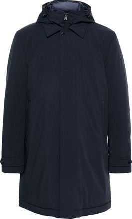 Woolrich hooded coat - men - Polyamide/Spandex/Elastane/Polyamide/Polyester - 3XL - Blue