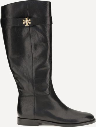 Tory Burch T Lock Riding Boots Female 9.5