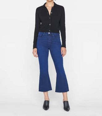 Frame Denim Le Crop Flare Jean In Fiona