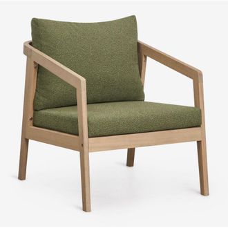 Sklum Sill&oacute;n En Madera De Acacia Kaela Sklum