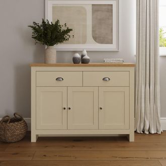 GFW Lancaster Large Sideboard in Cream