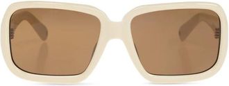 Jacquemus Accessoires, Dames, Beige, ONE Size, Cabana Zonnebrillen