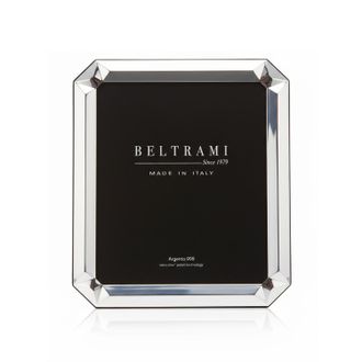 BELTRAMI Portafoto ottagonale foto 20x25 cm Beltrami con argento Miro Silver