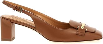 Tod's Slingback Leather Dècolletè