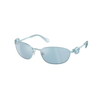 Swarovski Sunglasses, female, Blue, Size: 59 MM Stylish Sunglasses Sk7010 Blue