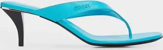 Gucci 55mm Vittoria Leather Horsebit Sandals