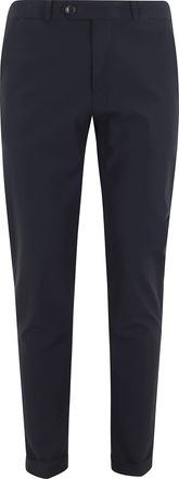 Roberto Ricci Design Blue Slim Fit Stretch Technical Trouser