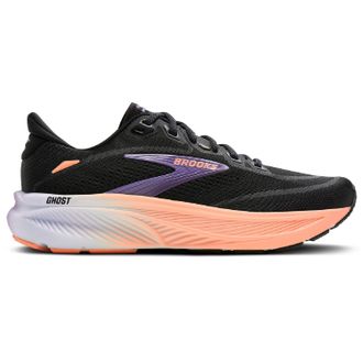 Brooks Womens Ghost 18 Road-Running Shoes Black 8.5