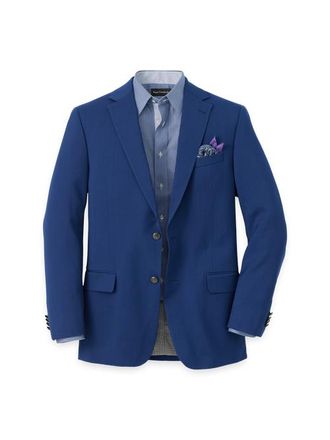Paul Fredrick Travel Blazer in Bright Navy at Nordstrom, Size 44L