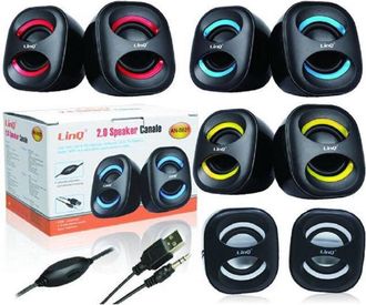 Trade Shop Trade Shop - Casse Speaker Usb Jack 3w Altoparlante Para Notebook Pc Tv Dvd Mp3 Tablet An-s631