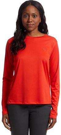 Carhartt Work in Progress Force Sun Defendertm Lightweight Long-Sleeve Graphic T-shirt Womens Sweater Roasted Tomato : SM, Polyester