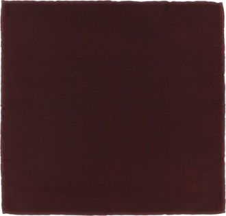 Brunello Cucinelli Dubbelzijdig Zijden Pochet - Heren - Accessoires - Rood - ONE Size - Accessoires