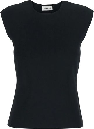 P.A.R.O.S.H. Roma Top - Dames - Tops zonder mouwen - Zwart - M - Tops