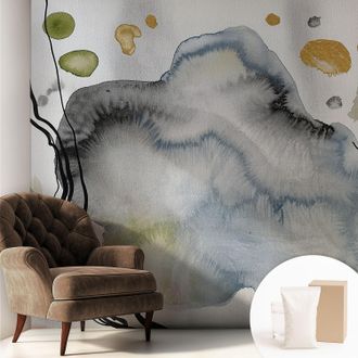 Tulup Carta Da Parati - Mural - Con Sala Da Pranzo - Camera Da Letto - Cameretta - Con Colla Gratuita Acquerello Astratto 250x250 Cm