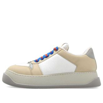 Gucci Screener GG Leather Sneakers White Beige Grey 750048-FAB39-9083