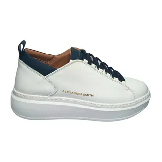 Alexander Smith Sneakers, male, White, Size: 11 US sneaker Pelle