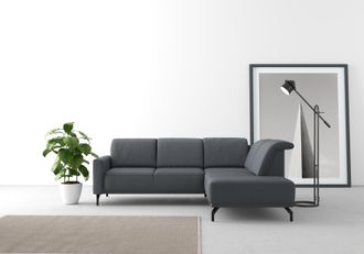 Sit&more Ecksofa »Bailando L-Form« wahlweise mit Kopfteilverstellung und Vorziehsitz, motorisch