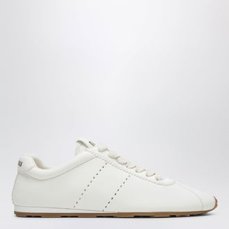 Miu Miu Sneakers Plume avorio in nappa