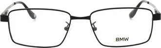 BMW BW5071H Rectangular Metal Eyeglasses - Silver