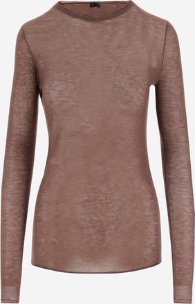Pinko Pinko Semi Sheer Wool Sweater