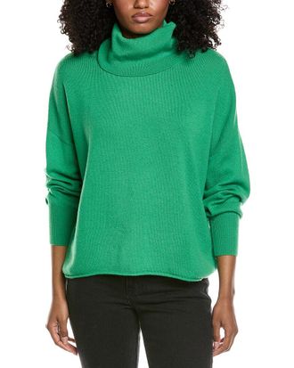Brodie Textured Roll Neck Wool & Cashmere-Blend Sweater