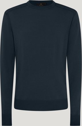 Belstaff Belstaff Jersey De Cuello Redondo Kerrigan para hombre Lana merina Tinta oscura 2XL