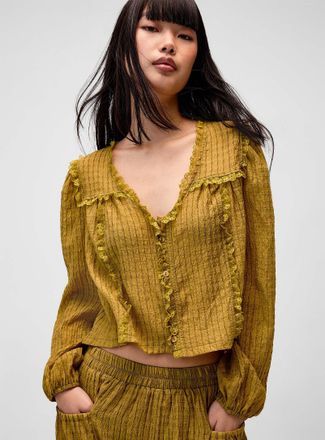 Twik Womens Checkered babydoll shirt