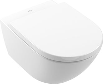 Villeroy & Boch Subway 3.0 - Inodoro Suspendido, Twistflush, Antibac, Ceramicplus, Blanco Alpino 4670t0t2