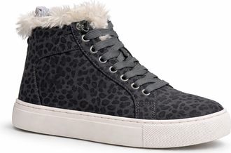 Corkys Footwear Womens Templin High Top Sneakers In Grey Leopard