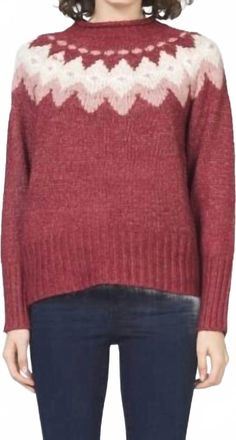 Dear John Denim Ashlynn Sweater In Cherry